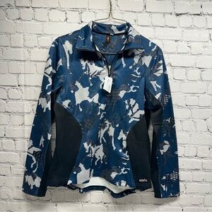 Kerrits kids protek quarter zip pullover horse print sz xl NWT